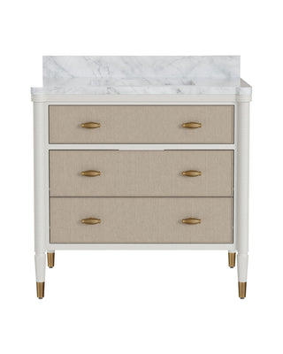 Aster Vanity with Rectangular Undermount Sink in Off-White/Fog/Natural/White/Polished Brass