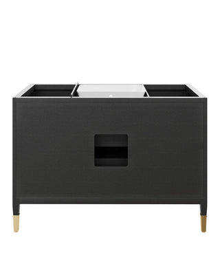 Verona Vanity with Rectangular Undermount Sink in Black/Natural/White/Champagne