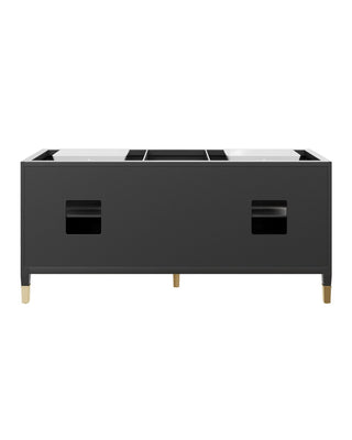 Verona Vanity with Rectangular Undermount Sink in Black/Natural/White/Champagne