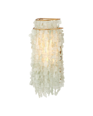 Verre de Mer One Light Wall Sconce in Seaglass/Contemporary Gold