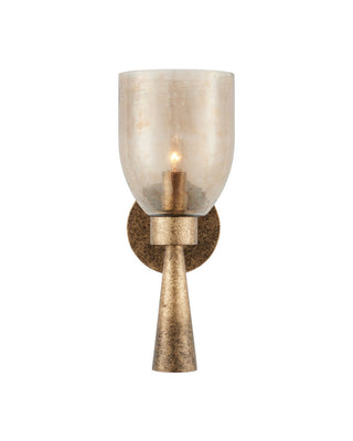 Woburn One Light Wall Sconce in Copper Brown/Gold Ombre