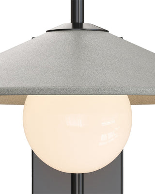 Bothy One Light Wall Sconce in Natural/Black/Frosted White