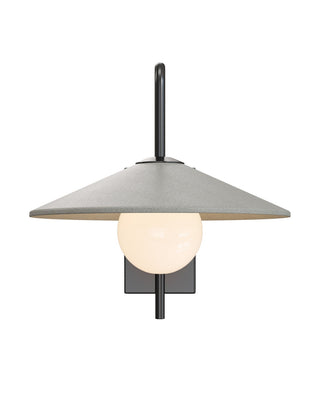 Bothy One Light Wall Sconce in Natural/Black/Frosted White