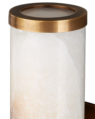 Brenham LED Wall Sconce in Natural/Vintage Brass