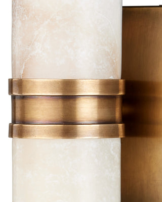 Brenham LED Wall Sconce in Natural/Vintage Brass
