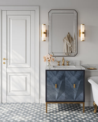 Brenham LED Wall Sconce in Natural/Vintage Brass