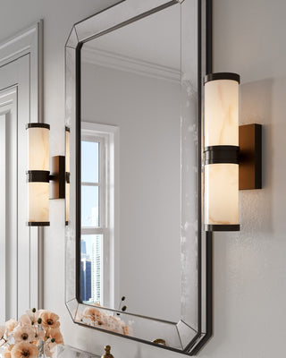 Brenham LED Wall Sconce in Natural/Oil Rubbed Bronze