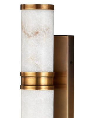 Brenham LED Wall Sconce in Natural/Vintage Brass