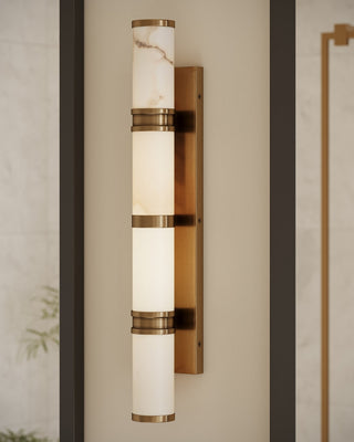 Brenham LED Wall Sconce in Natural/Vintage Brass