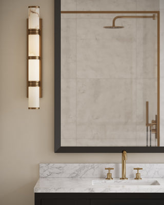 Brenham LED Wall Sconce in Natural/Vintage Brass