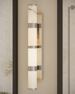 Brenham LED Wall Sconce in Natural/Nickel