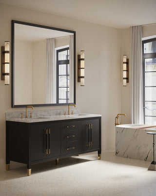 Brenham LED Wall Sconce in Natural/Oil Rubbed Bronze