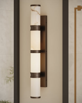 Brenham LED Wall Sconce in Natural/Oil Rubbed Bronze
