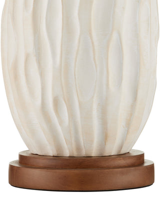 Water-borne One Light Table Lamp in Off-White/Natural