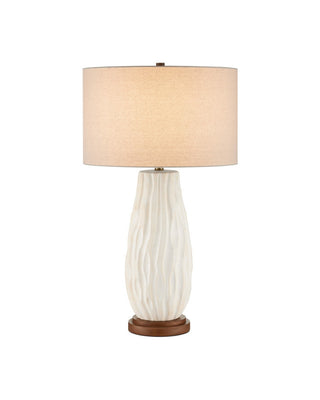 Water-borne One Light Table Lamp in Off-White/Natural