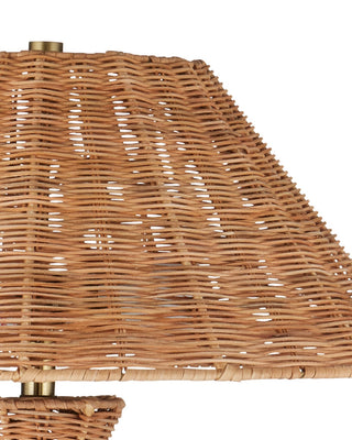 Nirvana Two Light Table Lamp in Natural