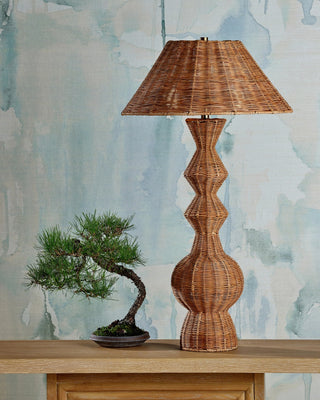 Nirvana Two Light Table Lamp in Natural