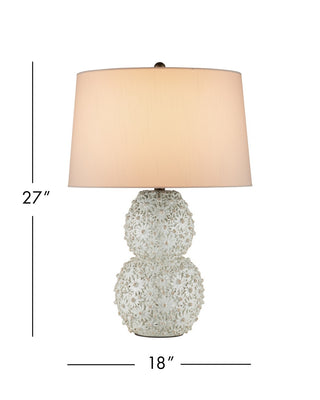 Jessamine One Light Table Lamp in White
