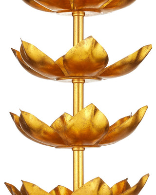 Awakening One Light Table Lamp in Gold Leaf