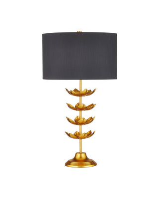 Awakening One Light Table Lamp in Gold Leaf