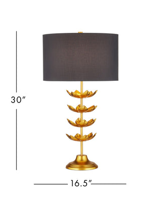 Awakening One Light Table Lamp in Gold Leaf