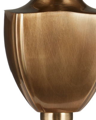 Waddill One Light Table Lamp in Antique Brass