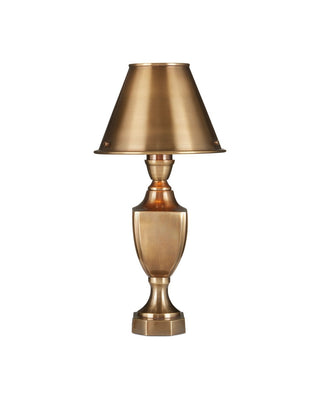 Waddill One Light Table Lamp in Antique Brass