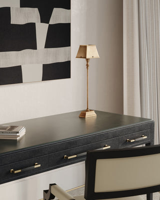 Geddy One Light Table Lamp in Antique Brass