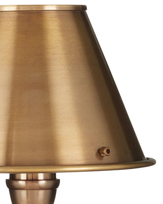 Rowsay One Light Table Lamp in Antique Brass