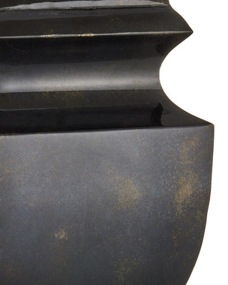 Balustrade One Light Table Lamp in Distressed Light Black