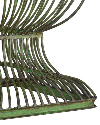 Tuteurs One Light Table Lamp in Distressed Green