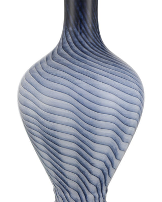 Zeta One Light Table Lamp in Gray Blue/Clear