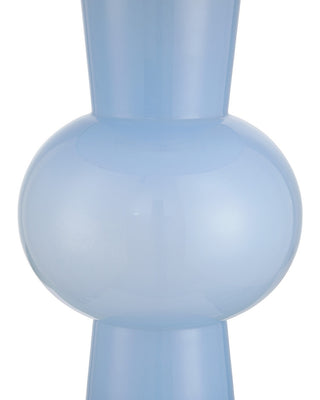 Duende One Light Table Lamp in Blue/Clear