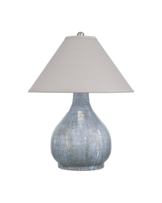 Malin One Light Table Lamp in Gray/Blue