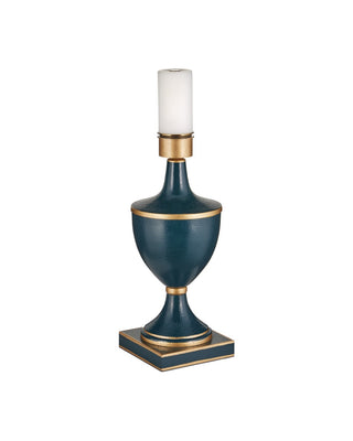 Travelogue LED Table Lamp in Navy/Gold