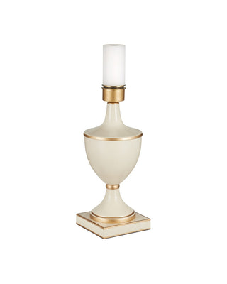 Travelogue LED Table Lamp in Ivory/Gold