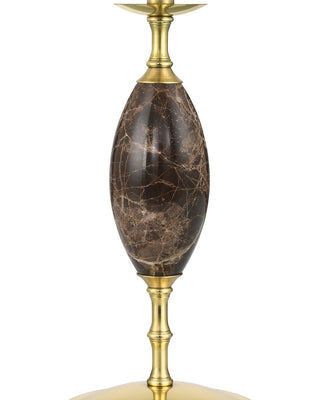 Marche LED Table Lamp in Brown/Brass