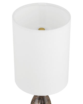 Marche LED Table Lamp in Brown/Brass
