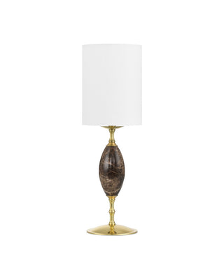 Marche LED Table Lamp in Brown/Brass