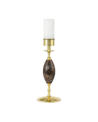 Marche LED Table Lamp in Brown/Brass