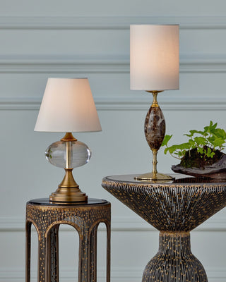 Marche LED Table Lamp in Brown/Brass