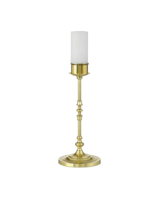 Deauville LED Table Lamp in Natural/Polished Brass