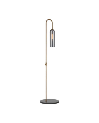 Severn LED Floor Lamp in Antique Brass/Oil Rubbed Bronze/Smoke