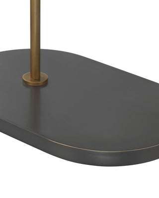 Severn LED Floor Lamp in Antique Brass/Oil Rubbed Bronze/Smoke