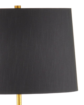 Awakening One Light Floor Lamp in Gold Leaf