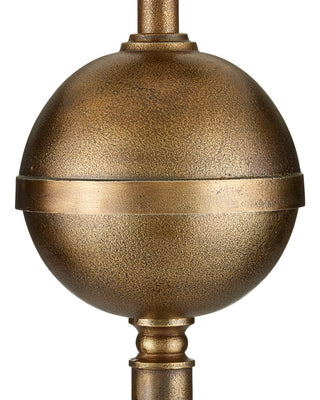 Boullee One Light Floor Lamp in Antique Brass