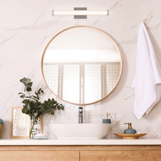 Vela Vanity Light in Satin Nickel