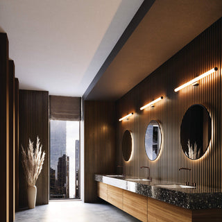Vela Vanity Light in Black
