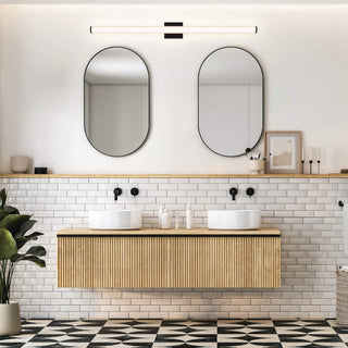 Vela Vanity Light in Satin Nickel