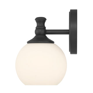 Orlisse One Light Wall Sconce in Matte Black